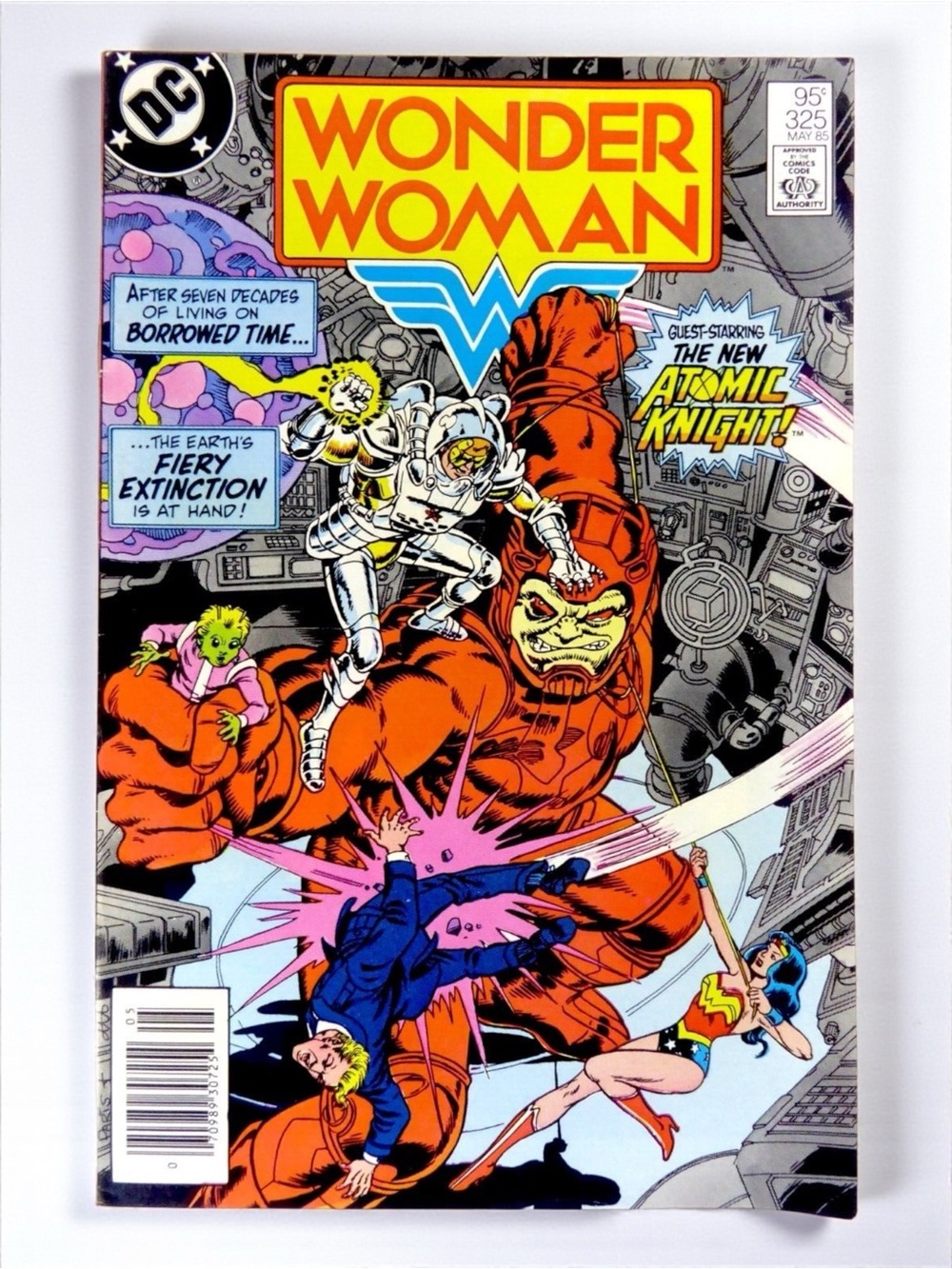 Wonder Woman #325 DC Comics 1985 Atomic Knight Comic VF Bronze Age